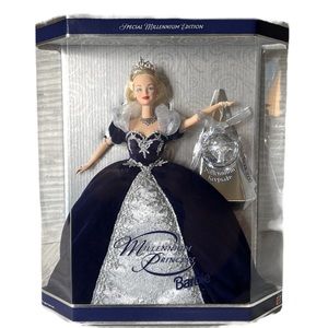 2000 (1999) MILLENNIUM PRINCESS BARBIE SPECIAL MILLENNIUM HISTORIC EDITION VTG